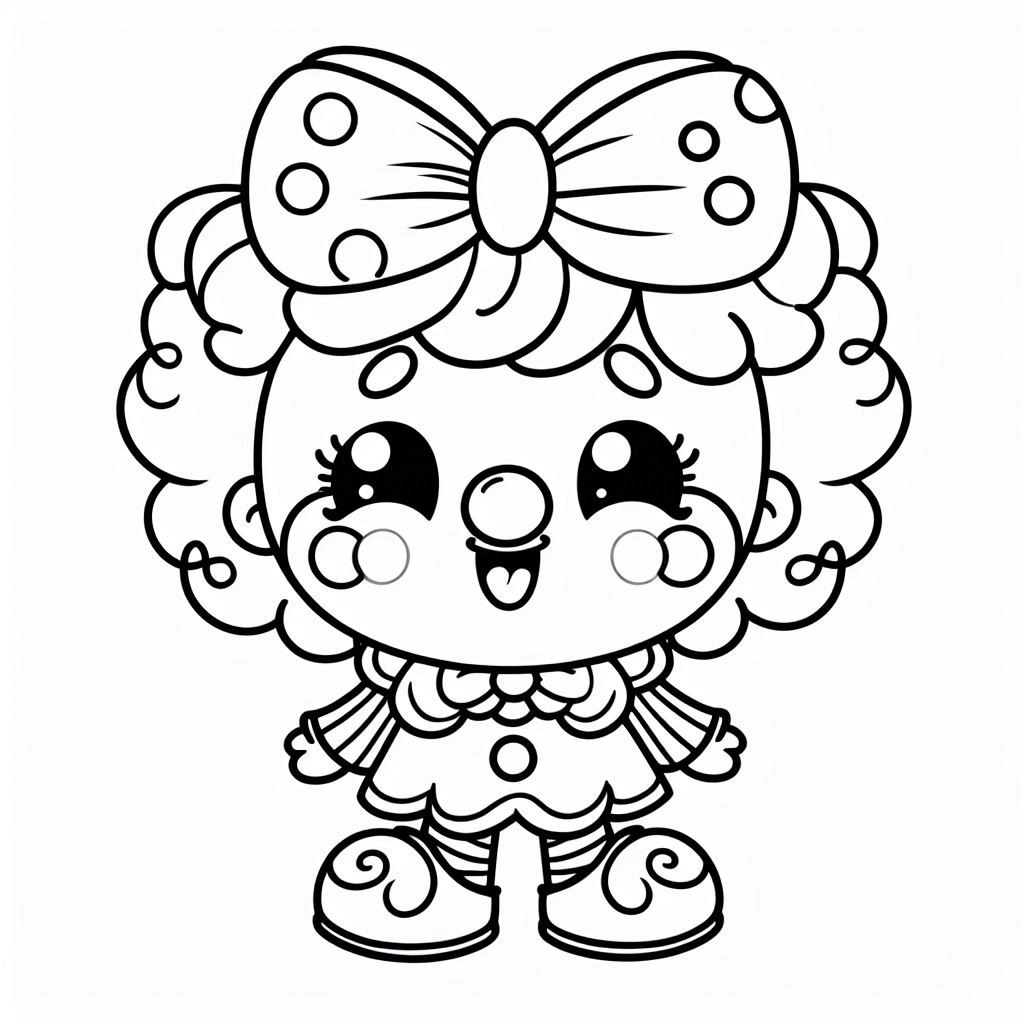 דף צביעה של ליצנית דף צביעה של ליצנית