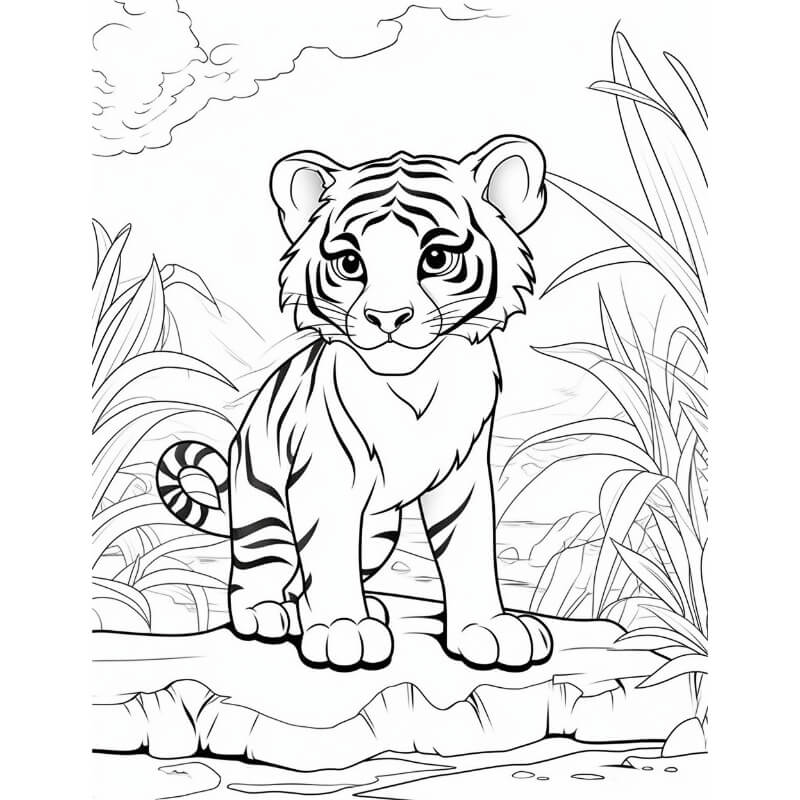 גור נמר דף צביעה גור נמר דף צביעה