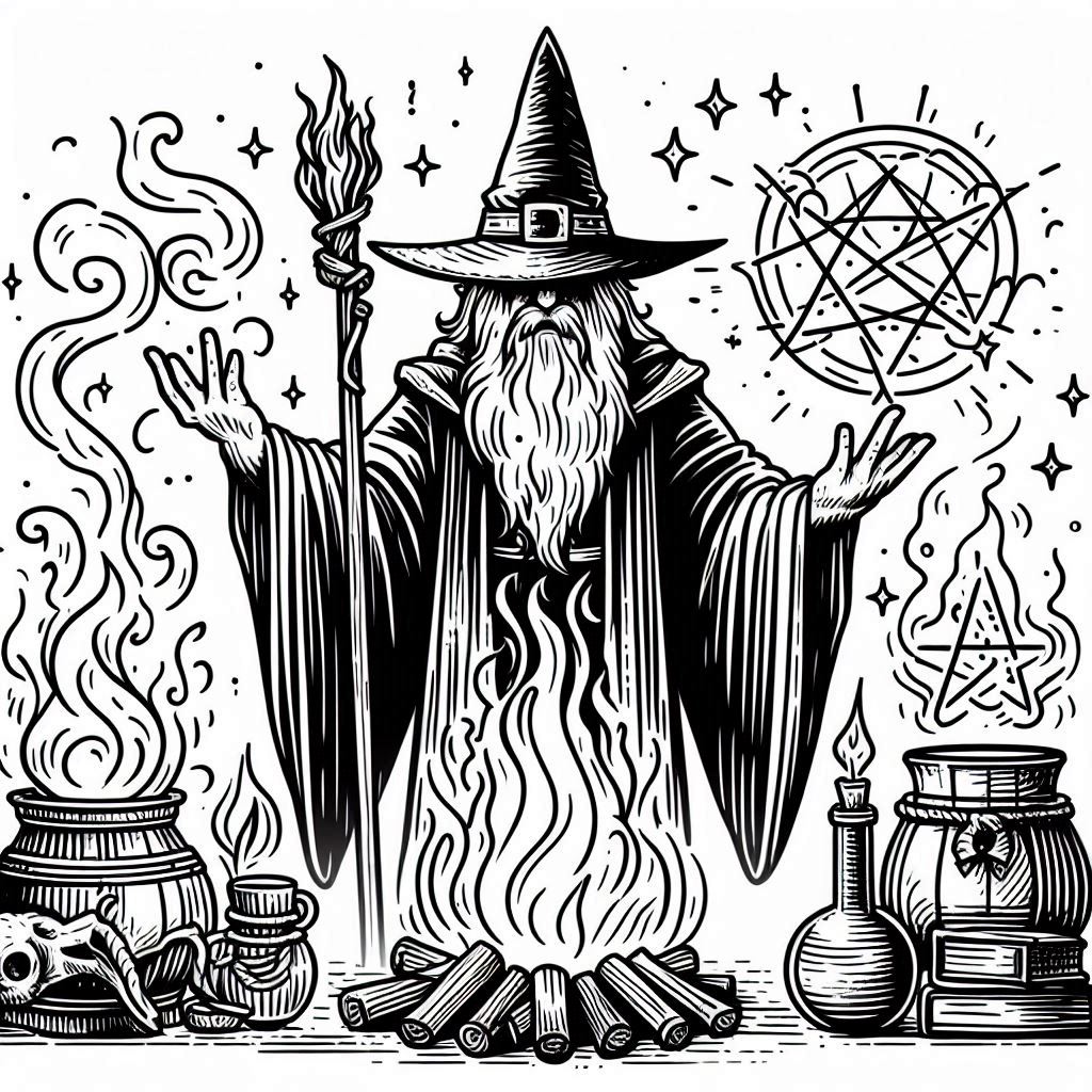 דף צביעה מכשף דף צביעה מכשף