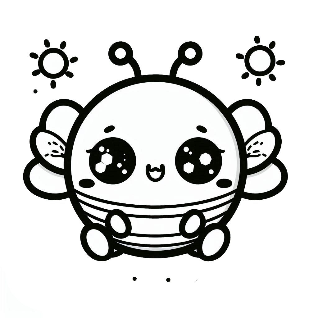 דף צביעה של דבורה חמודה דף צביעה של דבורה חמודה