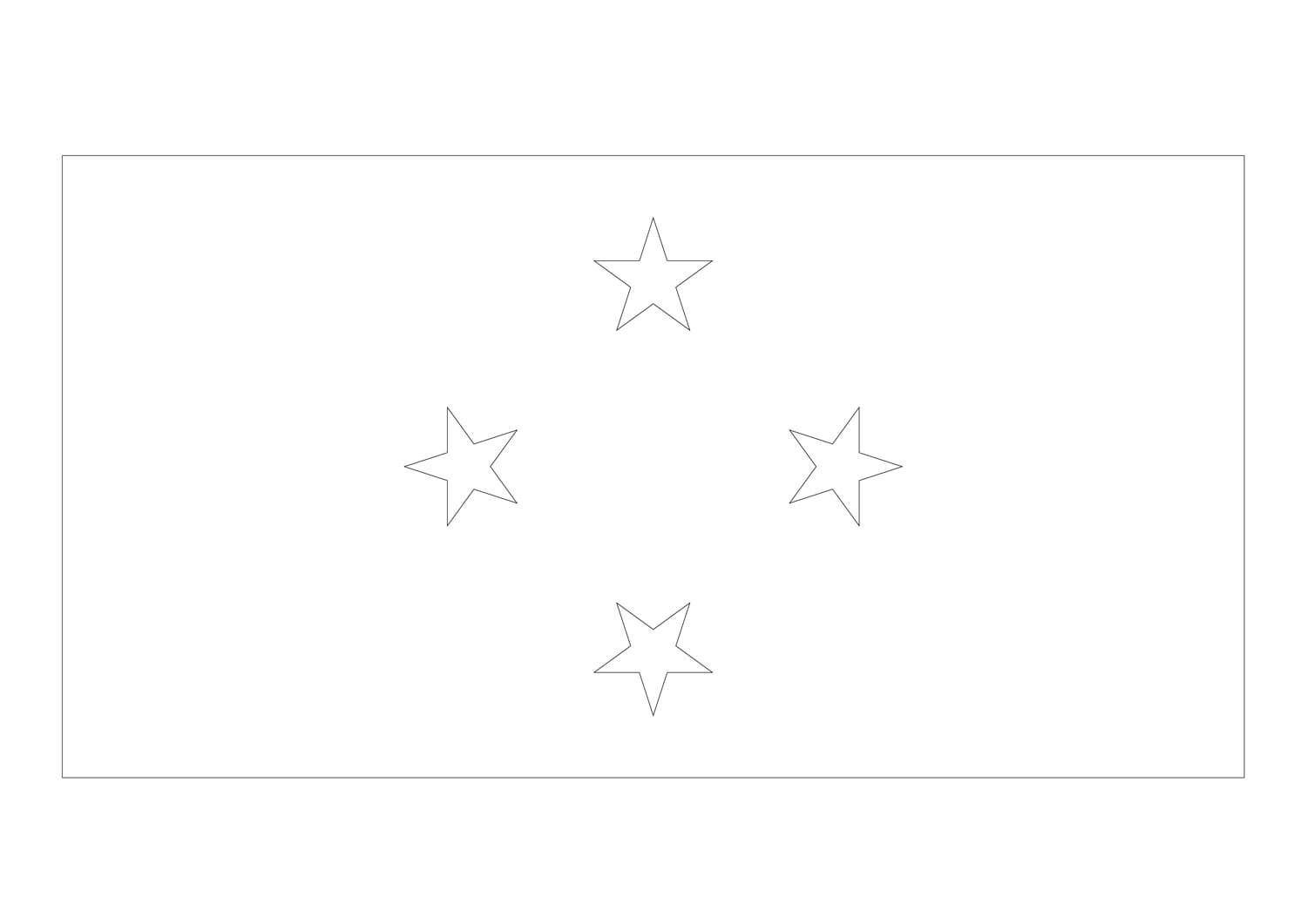 דגל מיקרונזיה לצביעה דגל מיקרונזיה לצביעה