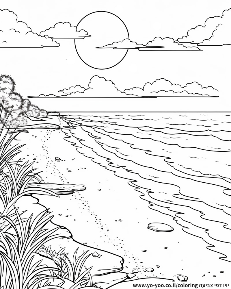 דף צביעה של הכנרת דף צביעה של הכנרת