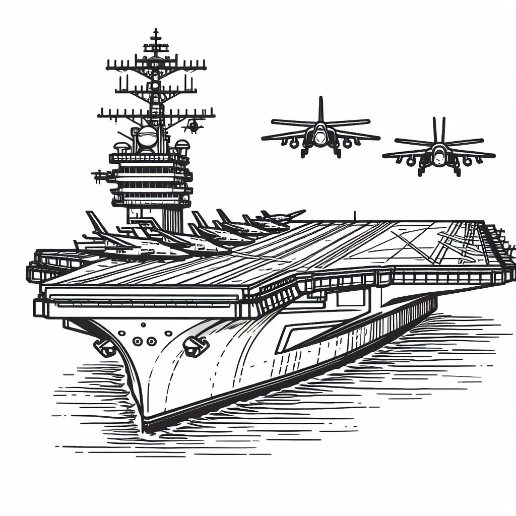 דף צביעה של נושאת מטוסים דף צביעה של נושאת מטוסים