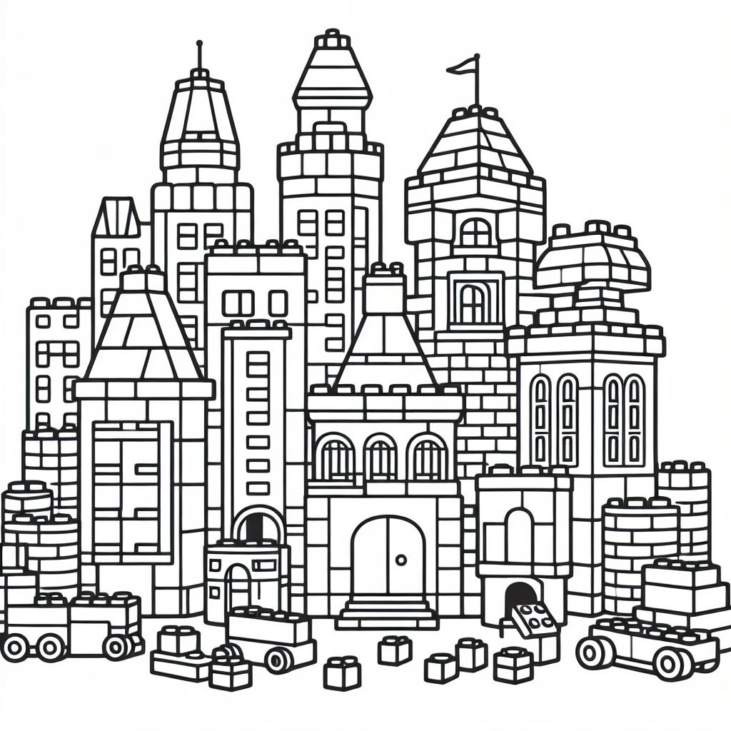 דף צביעה של ארמון לגו דף צביעה של ארמון לגו
