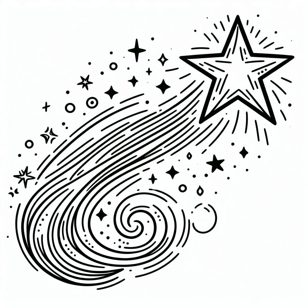 דף צביעה של כוכב דף צביעה של כוכב