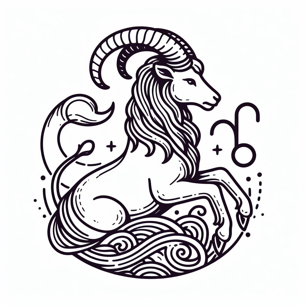 דף צביעה של מזל גדי דף צביעה של מזל גדי