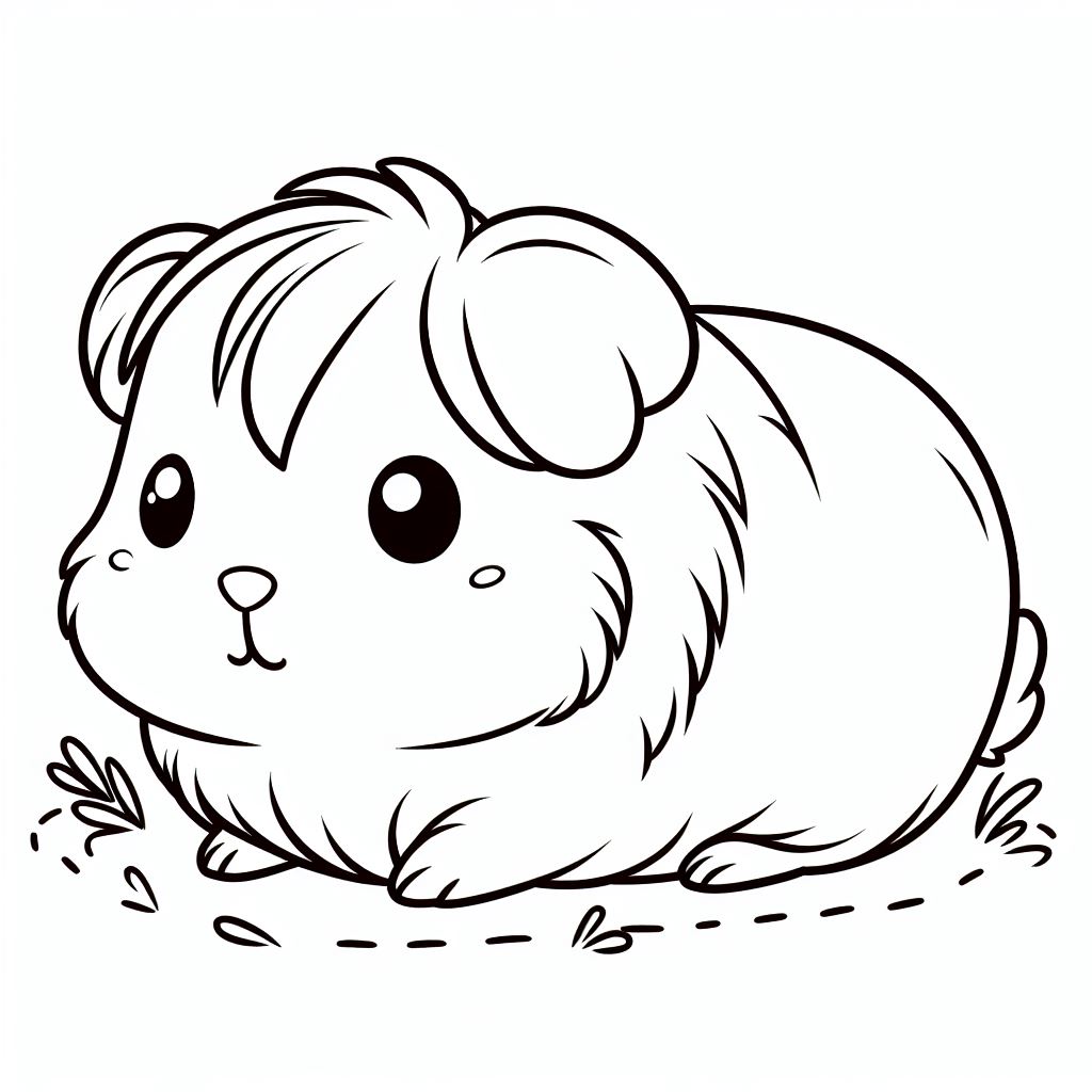 דף צביעה של חזיר ים דף צביעה של חזיר ים