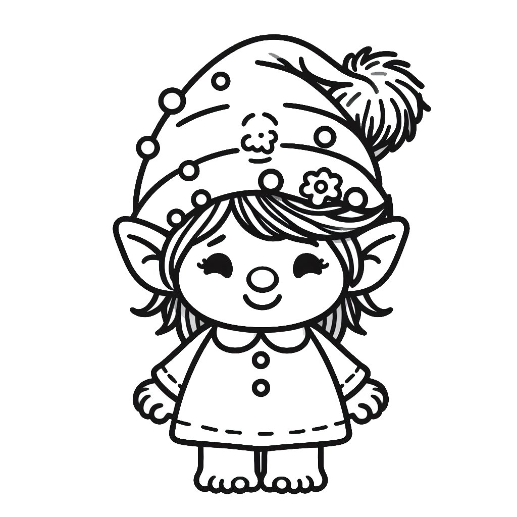 דף צביעה של טרולית דף צביעה של טרולית