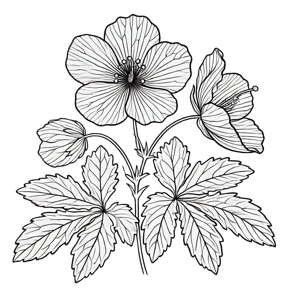 דף צביעה של פרח מדהים דף צביעה של פרח מדהים