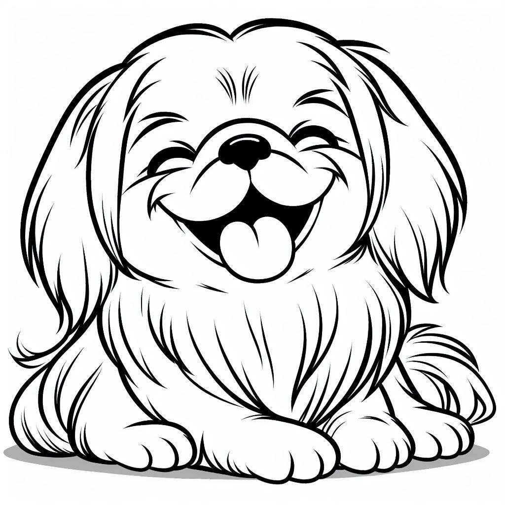 דף צביעה של פקינז דף צביעה של פקינז