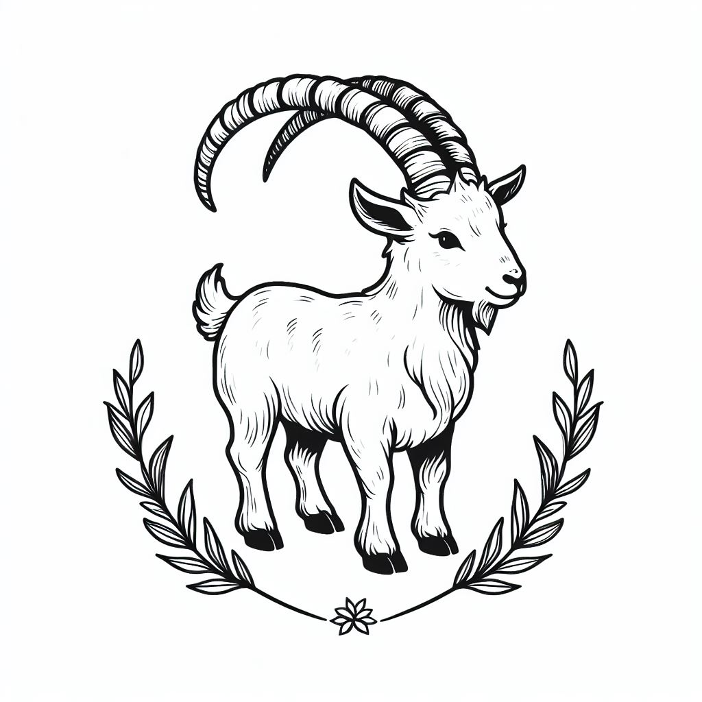 דף צביעה של יעל דף צביעה של יעל