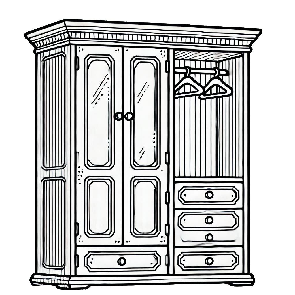 דף צביעה של ארון דף צביעה של ארון