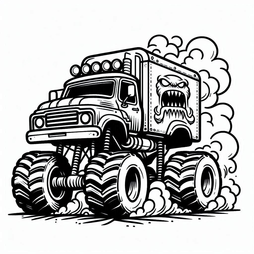 משאית ענק מגניבה לצביעה משאית ענק מגניבה לצביעה