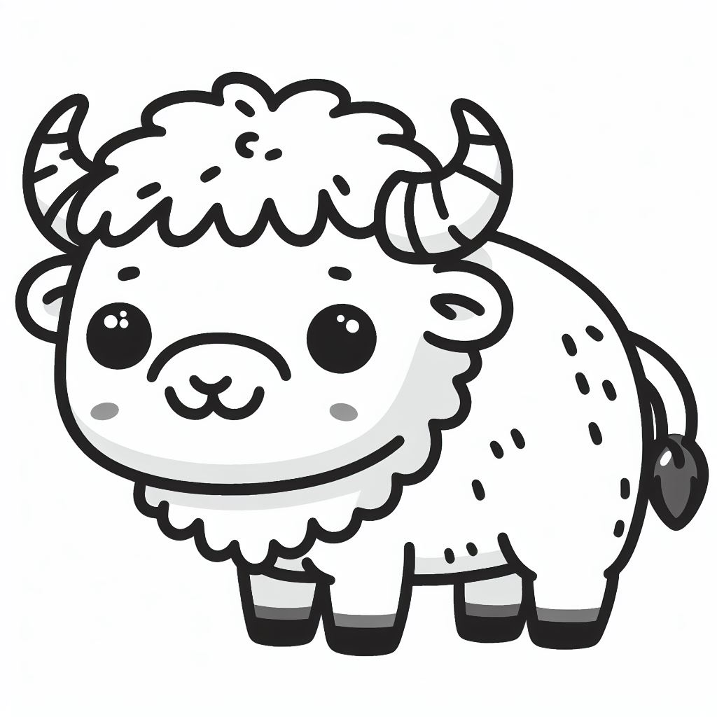 דף צביעה של באפלו דף צביעה של באפלו