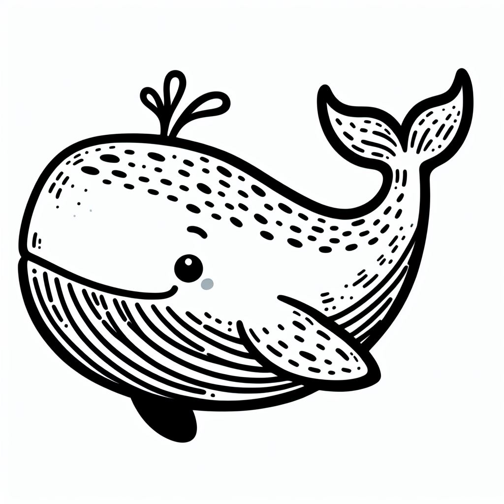 דף צביעה של לוויתן דף צביעה של לוויתן