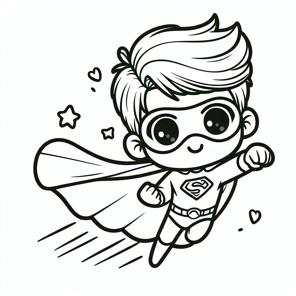 גיבור על חמוד לצביעה גיבור על חמוד לצביעה