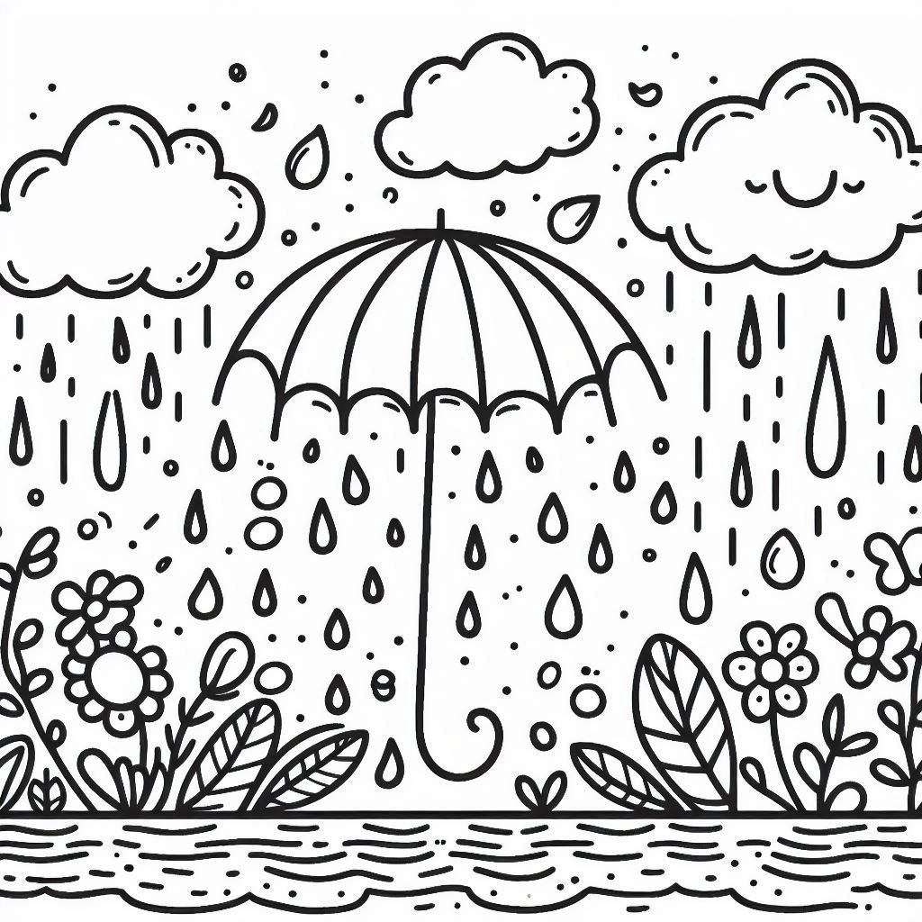 יום גשם לצביעה יום גשם לצביעה