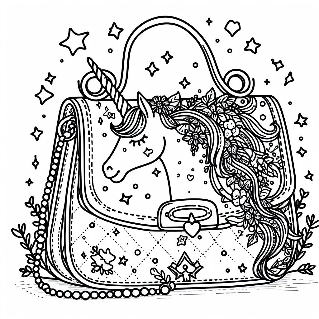 תיק חד קרן לצביעה תיק חד קרן לצביעה