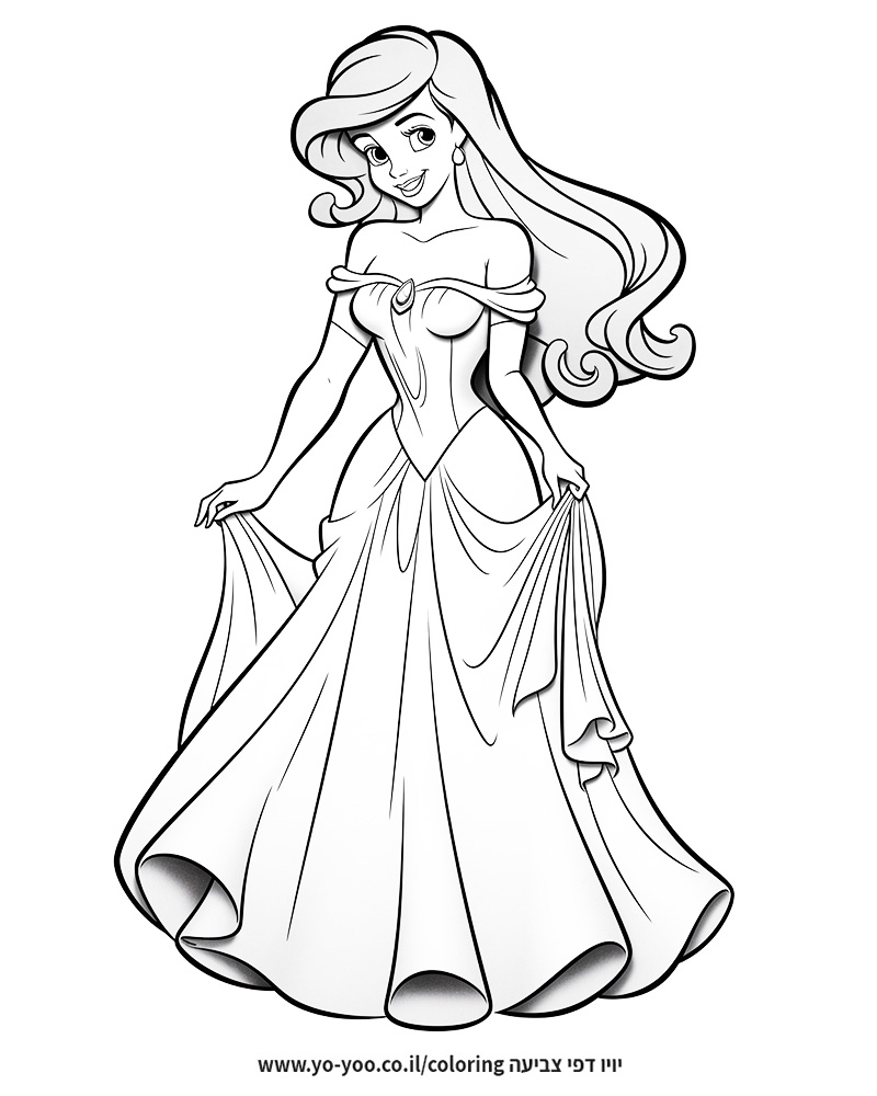 אריאל בת הים לצביעה אריאל בת הים לצביעה