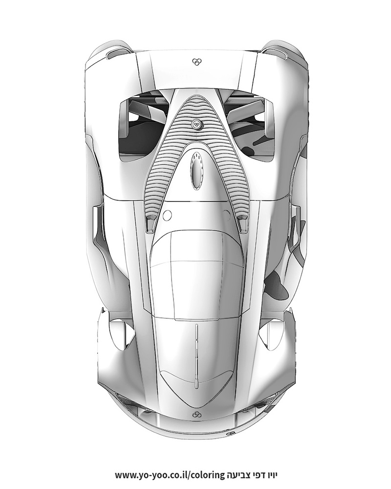 מכונית מטורפת לצביעה מכונית מטורפת לצביעה