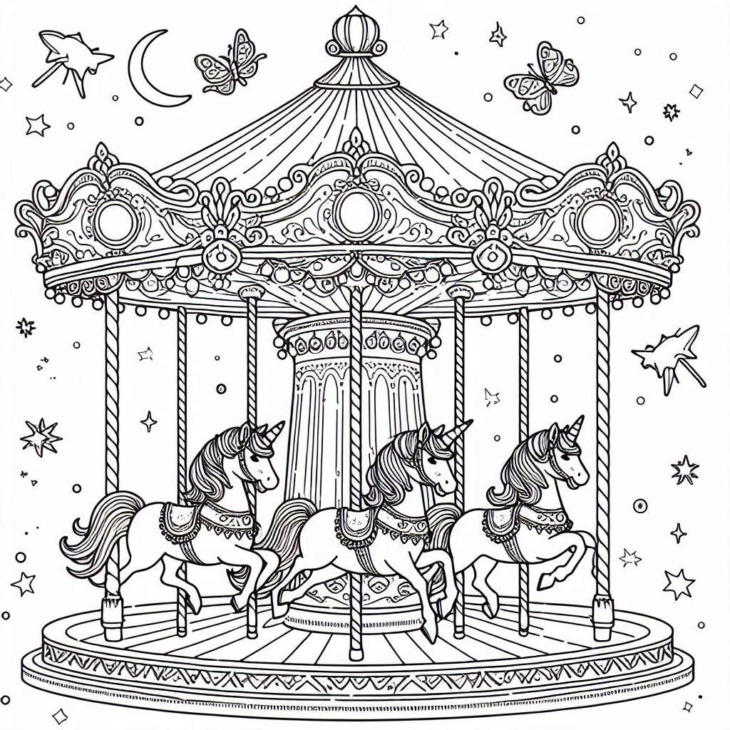 קרוסלה חד קרן לצביעה קרוסלה חד קרן לצביעה