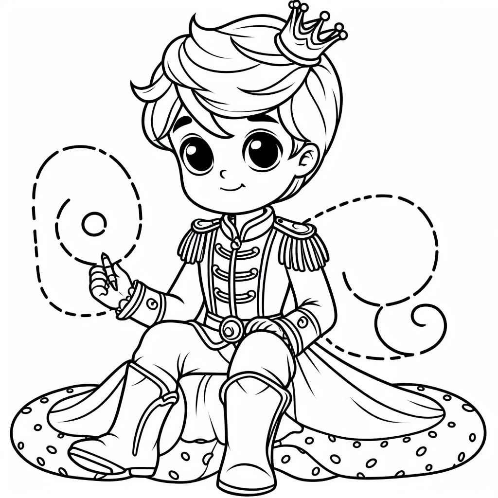 דף צביעה של נסיך חמוד דף צביעה של נסיך חמוד