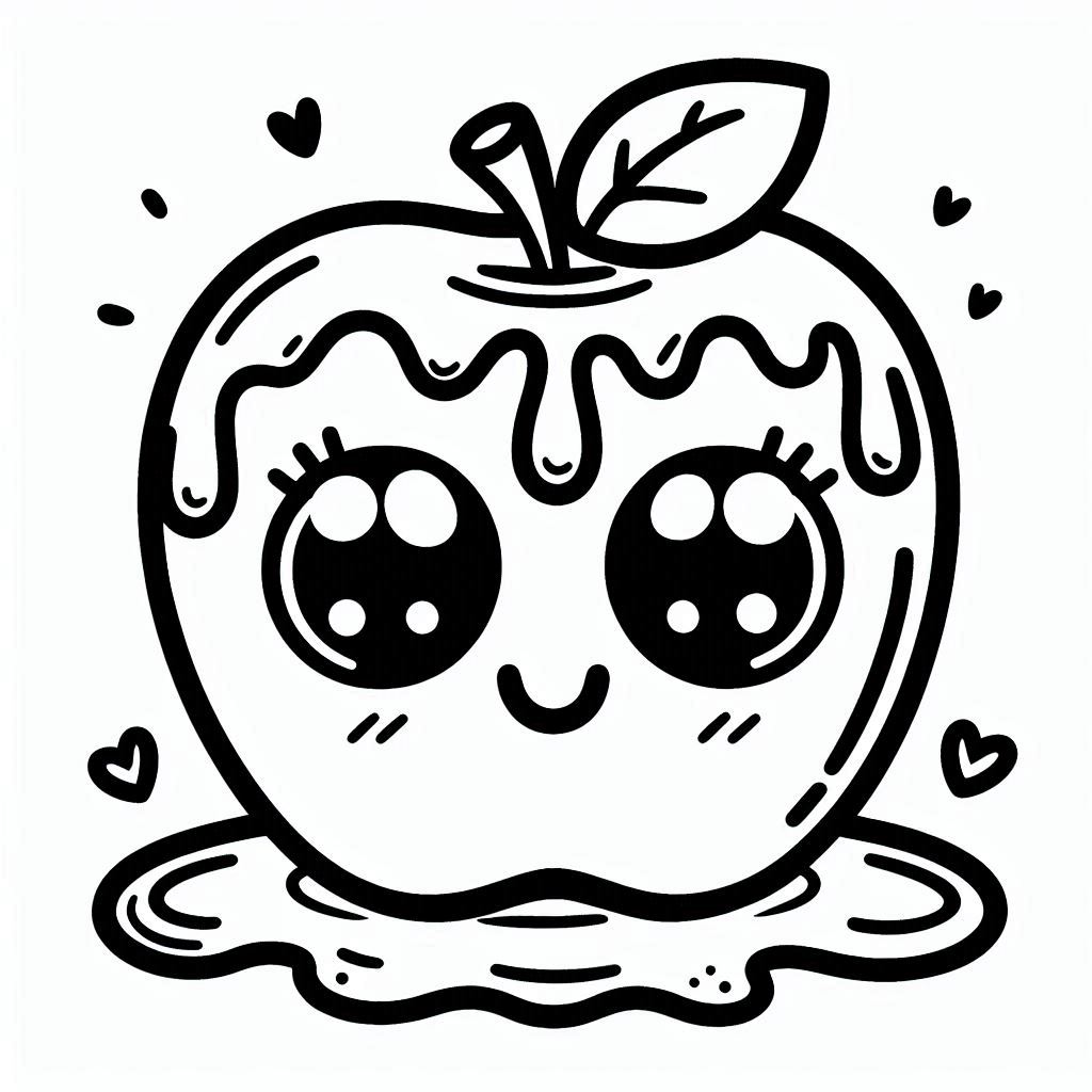 תפוח בדבש חמוד לצביעה תפוח בדבש חמוד לצביעה