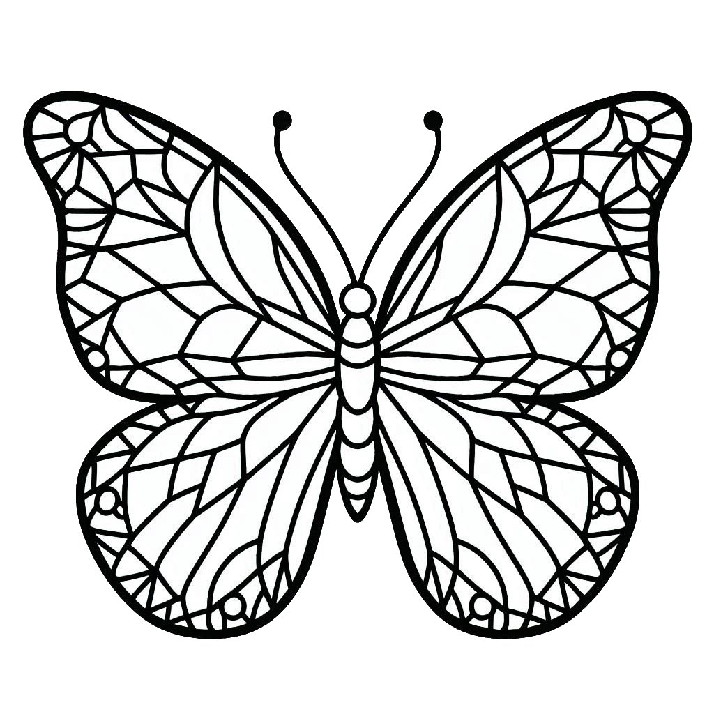 דף צביעה של פרפר דף צביעה של פרפר