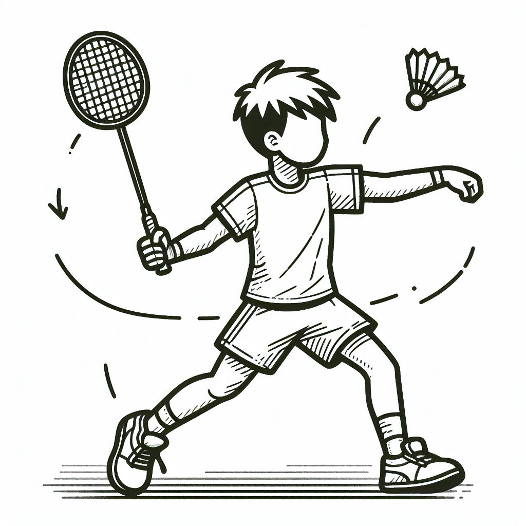 דף צביעה של כדור נוצה דף צביעה של כדור נוצה