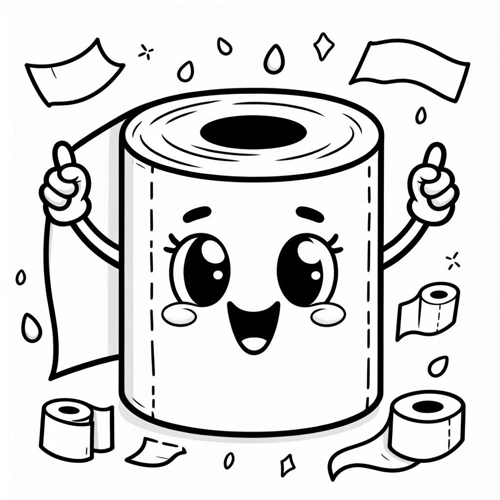 נייר טואלט חמוד לצביעה נייר טואלט חמוד לצביעה