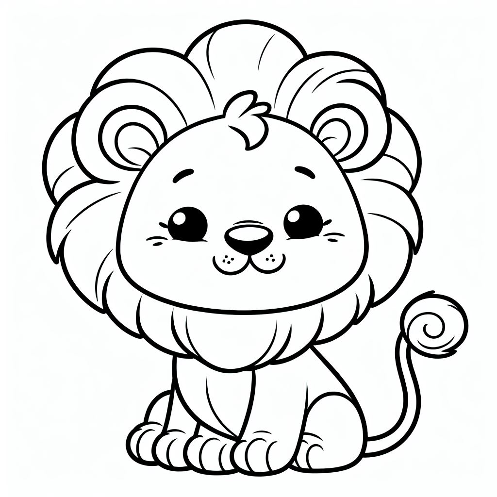 אריה לצביעה ולהדפסה אריה לצביעה ולהדפסה