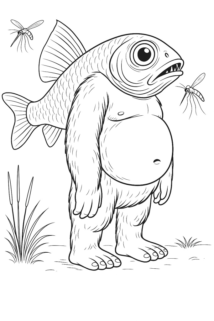 דף צביעה של טריפי טרופי דף צביעה של טריפי טרופי