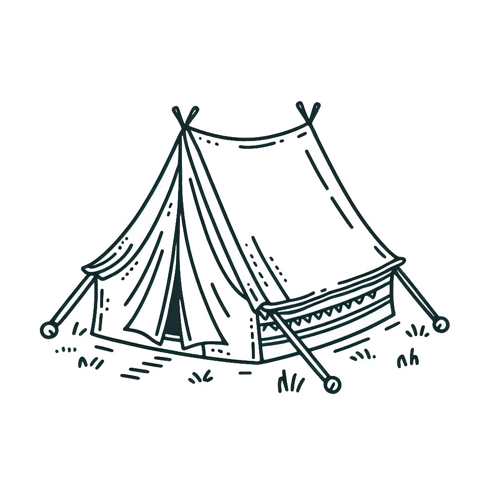 דף צביעה של אוהל דף צביעה של אוהל